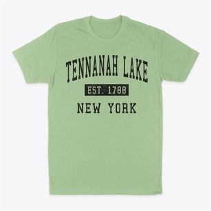 Tennanah Lake New York Classic Established Classic Dad T-Shirt