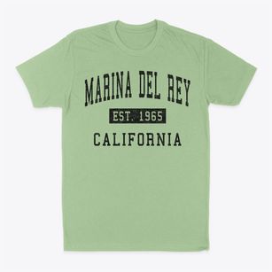 Marina Del Rey California Classic Established Classic Dad T-Shirt