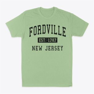 Fordville New Jersey Classic Established Classic Dad T-Shirt
