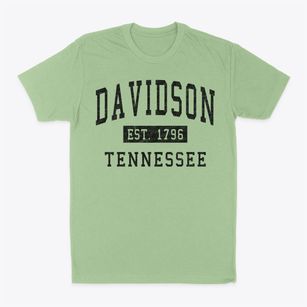 Davidson Tennessee Classic Established Classic Dad T-Shirt