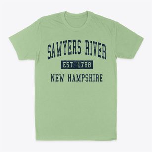 Sawyers River New Hampshire Classic Established Classic Dad T-Shirt