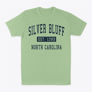 Silver Bluff North Carolina Classic Established Classic Dad T-Shirt