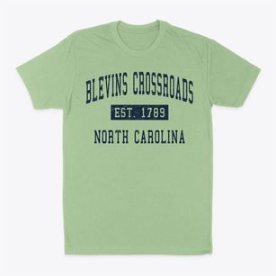 Blevins Crossroads North Carolina Classic Established Classic Dad T-Shirt