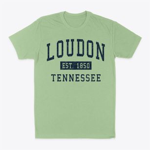 Loudon Tennessee Classic Established Classic Dad T-Shirt