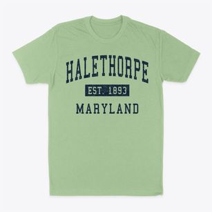 Halethorpe Maryland Classic Established Classic Dad T-Shirt