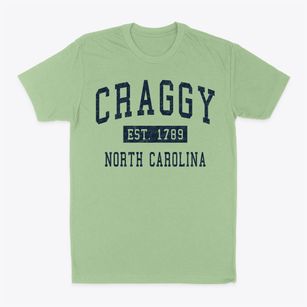 Craggy North Carolina Classic Established Classic Dad T-Shirt