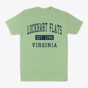Lockhart Flats Virginia Classic Established Classic Dad T-Shirt