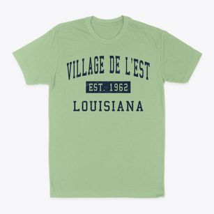Village De L'est Louisiana Classic Established Classic Dad T-Shirt