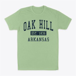 Oak Hill Arkansas Classic Established Classic Dad T-Shirt
