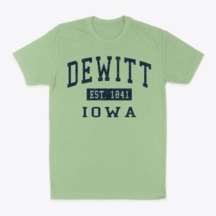 Dewitt Iowa Classic Established Classic Dad T-Shirt