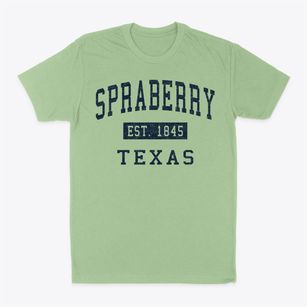 Spraberry Texas Classic Established Classic Dad T-Shirt