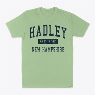 Hadley New Hampshire Classic Established Classic Dad T-Shirt