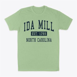 Ida Mill North Carolina Classic Established Classic Dad T-Shirt