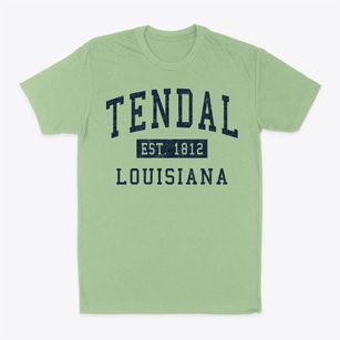 Tendal Louisiana Classic Established Classic Dad T-Shirt