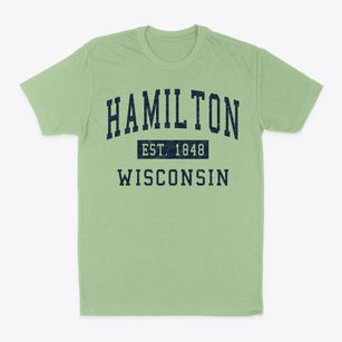 Hamilton Wisconsin Classic Established Classic Dad T-Shirt