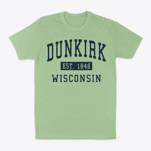 Dunkirk Wisconsin Classic Established Classic Dad T-Shirt