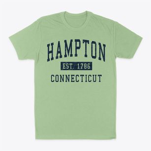 Hampton Connecticut Classic Established Classic Dad T-Shirt