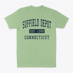 Suffield Depot Connecticut Classic Established Classic Dad T-Shirt