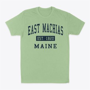 East Machias Maine Classic Established Classic Dad T-Shirt