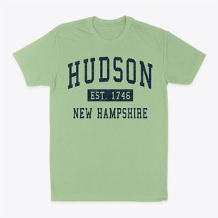 Hudson New Hampshire Classic Established Classic Dad T-Shirt