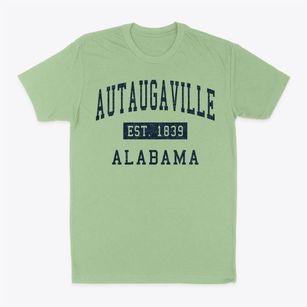 Autaugaville Alabama Classic Established Classic Dad T-Shirt