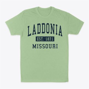 Laddonia Missouri Classic Established Classic Dad T-Shirt
