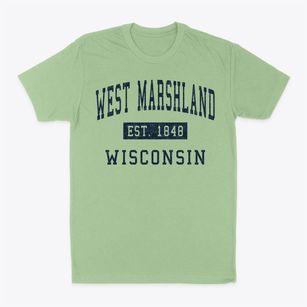 West Marshland Wisconsin Classic Established Classic Dad T-Shirt