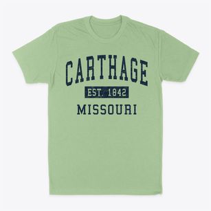 Carthage Missouri Classic Established Classic Dad T-Shirt