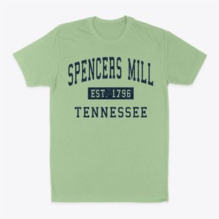 Spencers Mill Tennessee Classic Established Classic Dad T-Shirt