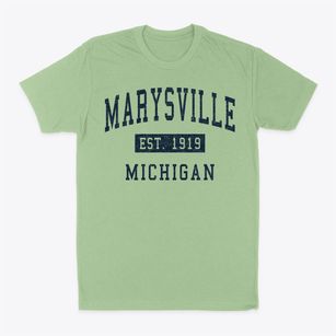 Marysville Michigan Classic Established Classic Dad T-Shirt