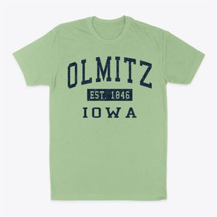 Olmitz Iowa Classic Established Classic Dad T-Shirt