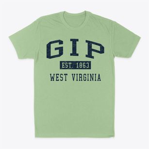Gip West Virginia Classic Established Classic Dad T-Shirt