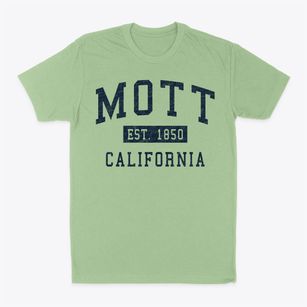 Mott California Classic Established Classic Dad T-Shirt