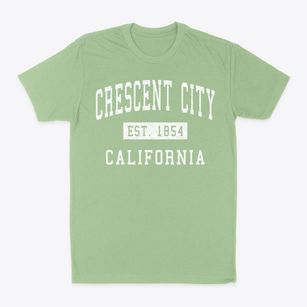 Crescent City California Classic Established Classic Dad T-Shirt