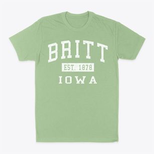 Britt Iowa Classic Established Classic Dad T-Shirt