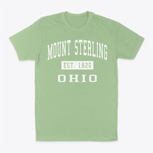 Mount Sterling Ohio Classic Established Classic Dad T-Shirt