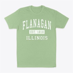 Flanagan Illinois Classic Established Classic Dad T-Shirt