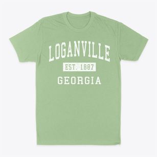 Loganville Georgia Classic Established Classic Dad T-Shirt