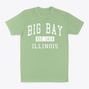 Big Bay Illinois Classic Established Classic Dad T-Shirt