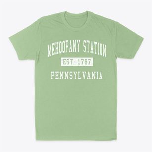 Mehoopany Station Pennsylvania Classic Established Classic Dad T-Shirt
