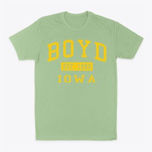 Boyd Iowa Classic Established Classic Dad T-Shirt
