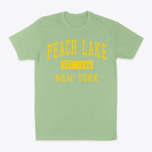 Peach Lake New York Classic Established Classic Dad T-Shirt