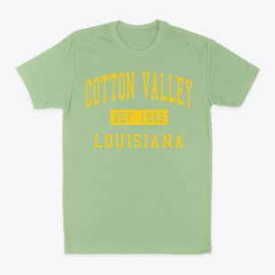 Cotton Valley Louisiana Classic Established Classic Dad T-Shirt