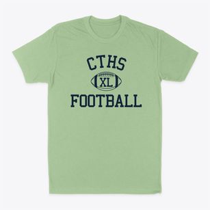 Dr. Kirk Lewis Career & Technical High School Classic Football Classic Dad T-Shirt