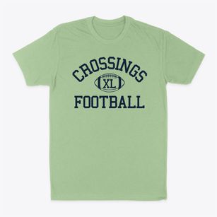 Crossings Christian School Classic Football Classic Dad T-Shirt