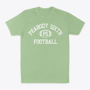 Peabody Sixth Grade Center Classic Football Classic Dad T-Shirt