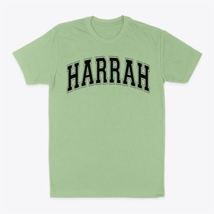 Harrah Community Christian School Varsity Arch Classic Dad T-Shirt