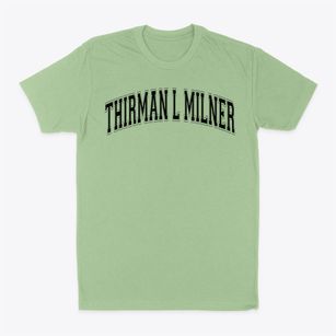 Thirman L Milner Elementary School Varsity Arch Classic Dad T-Shirt