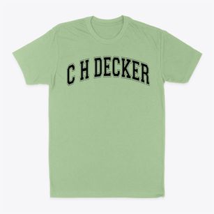 C H Decker Elementary School Varsity Arch Classic Dad T-Shirt