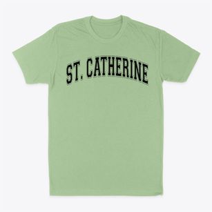 Saint Catherine Of Bologna School Varsity Arch Classic Dad T-Shirt
